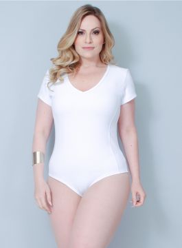 Body Modelador White Love - Plus Size
