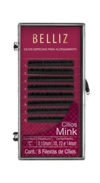 Cílios Fio A Fio Mink C 015 Mix Ref 1859 Belliz