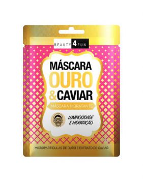 Máscara Facial Beauty 4 Fun Ouro E Caviar - 1 Un