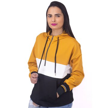 Moletom best sale feminino mostarda