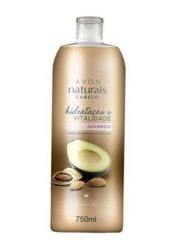 Shampoo Naturals Cabelo Hidratação E Vitalidade 750ml - Avon