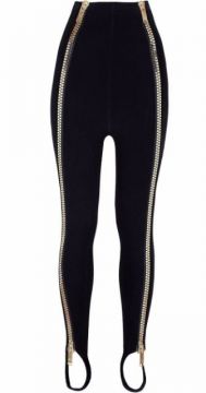 Compre Legging Cintura Alta Com Detalhe De Zíper Dolce & Gabbana Online