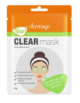 Máscara Facial Antioleosidade Clear Mask - Dermage
