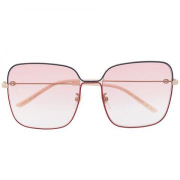 óculos De Sol Quadrado Oversized - Gucci Eyewear
