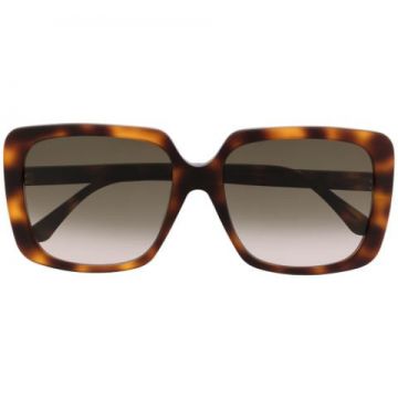 óculos De Sol Retangular Com Logo - Gucci Eyewear