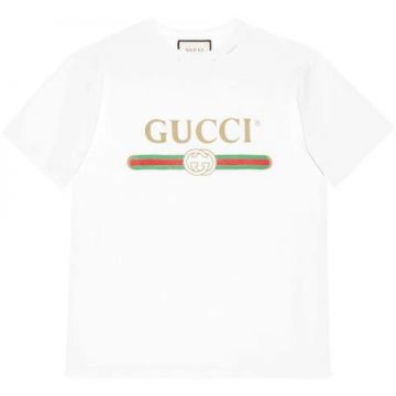 Camiseta Oversized Com Logo - Gucci