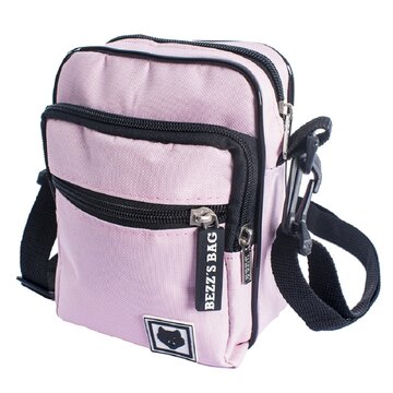 Shoulder Bag Bezz Mini Bolsa Tira Colo Necessaire Pochete Unisexx Rosa