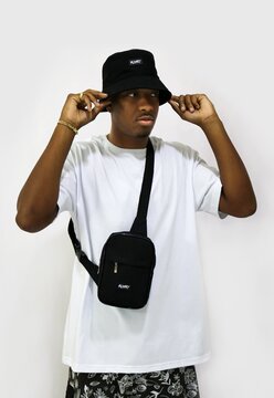 Shoulder Mini Bag Alkary Bolsa Lateral Transversal Preta