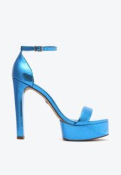 Compre sand lia meia pata azul metalizada arezzo sia Online