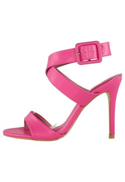 Sandália Week Shoes Salto Alto X Maxxi Fivela Pink (FORMA MENOR)