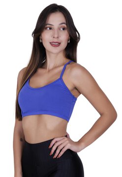 Comprar Top Fitness com Decote para Academia Cropped - Terra e Mar