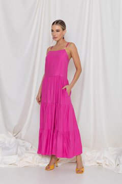 Compre Vestido Vanibele Midi Pink Online