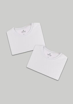 Kit Com 2 Camisetas Femininas Básicas