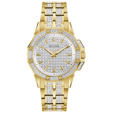 Relógio Bulova Feminino Aço Dourado 98L302N