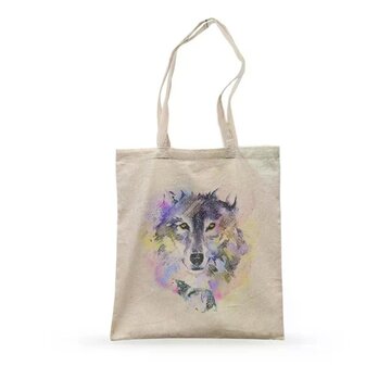 Ecobag Watercolor Wolf