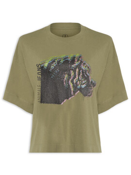 T-shirt Tiger - Verde
