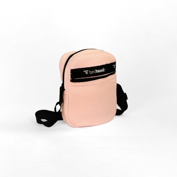 Shoulder Bag Brohood Mini Bolsa Moletom Rosa
