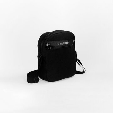 Shoulder Bag Brohood Mini Bolsa Moletom Preto