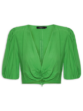 Blusa Feminina Cropped - Verde