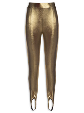 Calça Feminina Metalizada - Dourado