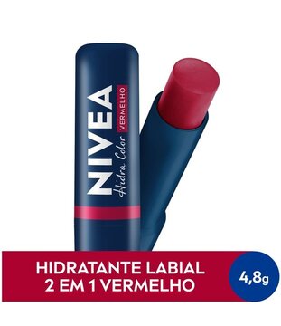 Hidratante Labial Hidra Color 2 em 1 Nivea 4,8g