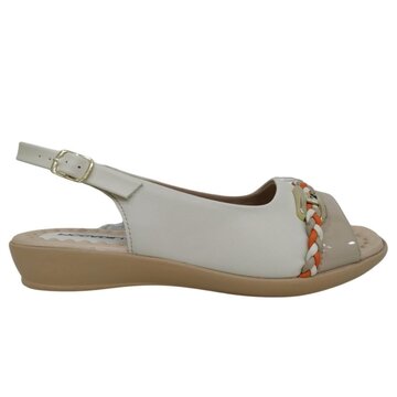 Sandália Piccadilly Joanete 500349 Picadilly Off-white