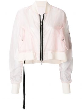 Jaqueta bomber cropped Unravel Project
